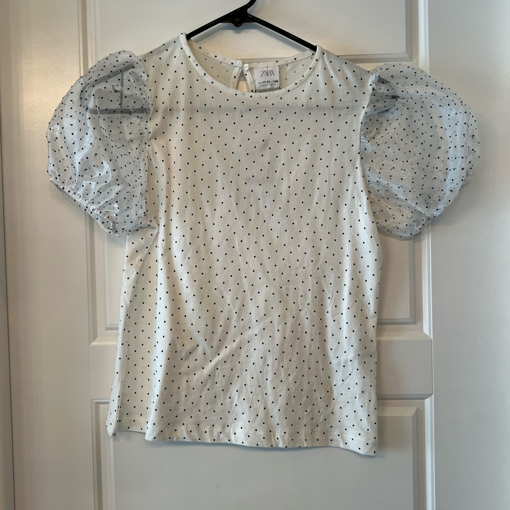 Zara Puff Sleeve Top XS